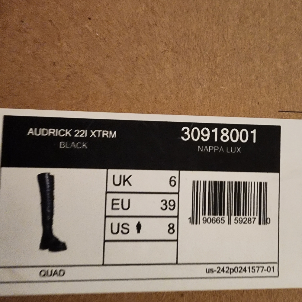Dr. Martens Audrick 22I XTRM Black Knee-High Boots